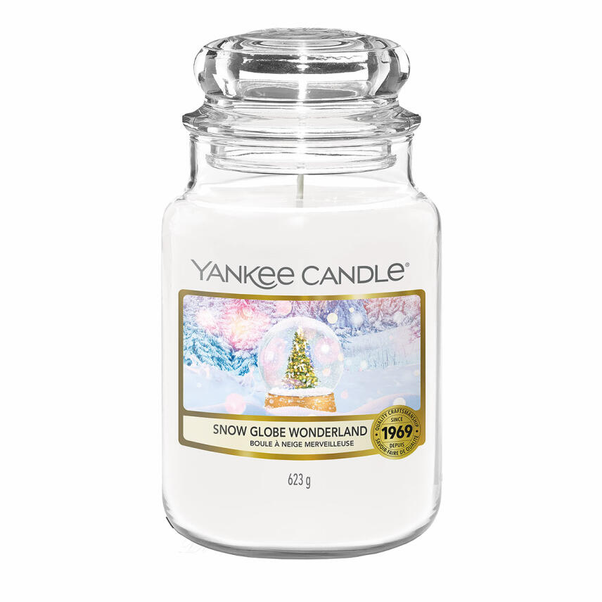 Snow Globe Yankee Candle Wonderland Großes g Glas Duftkerze 623