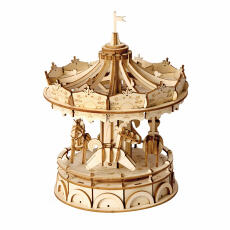 Robotime Merry Go Round Karussell 3D Holzpuzzle
