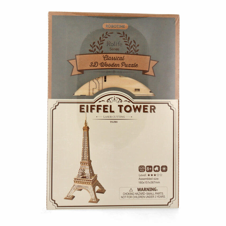 Robotime Eiffel Tower 3D Holzpuzzle