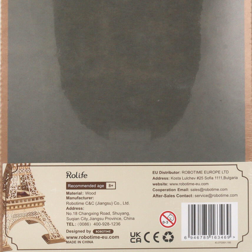 Robotime Eiffel Tower 3D Holzpuzzle