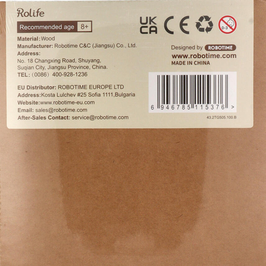 Robotime Tramcar 3D Holzpuzzle