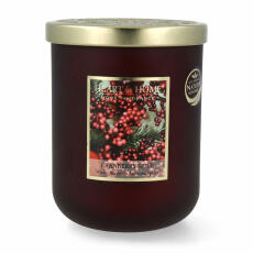 Heart &amp; Home Cranberry Spice Scented Candle Large Jar...