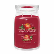 Yankee Candle Red Apple Wreath Scented Candle Signature...