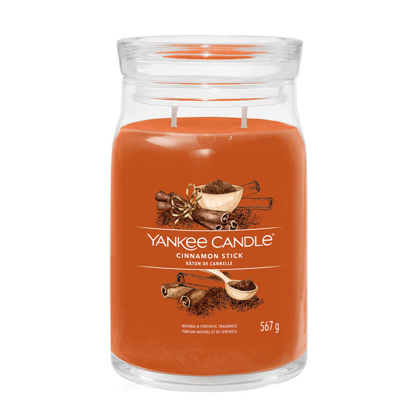 Yankee Candle Cinnamon Stick Signature Duftkerze Gro&szlig;es Glas 567 g