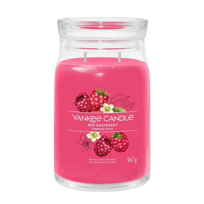 Yankee Candle Red Raspberry Signature Duftkerze Gro&szlig;es Glas 567 g