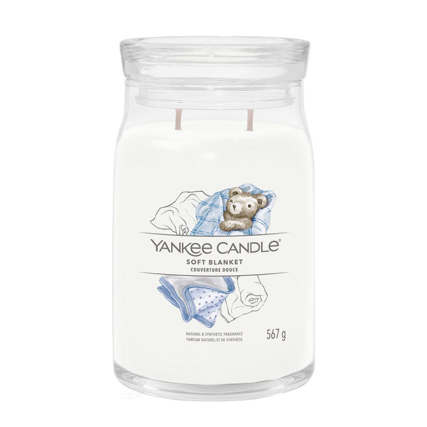 Yankee Candle Soft Blanket Signature Duftkerze Gro&szlig;es Glas 567 g
