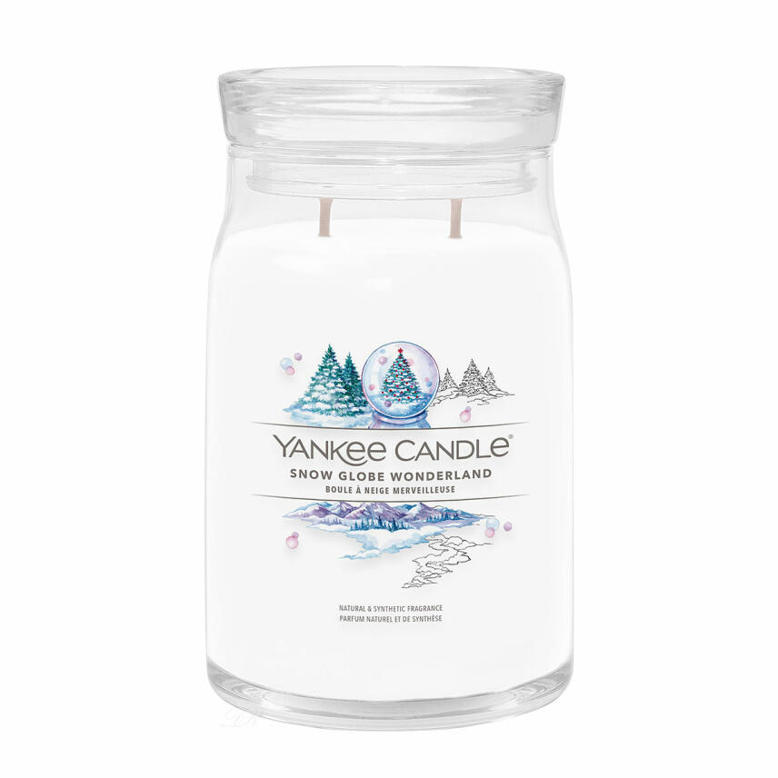 Yankee Candle Snow Globe Wonderland Signature Duftkerze Gro&szlig;es Glas 567 g