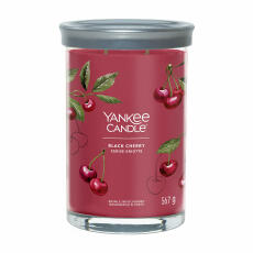 Yankee Candle Black Cherry Scented Candle Signature...