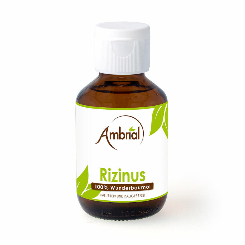 Ambrial Rizinus&ouml;l kaltgepresst 100% nat&uuml;rlich rein 100 ml