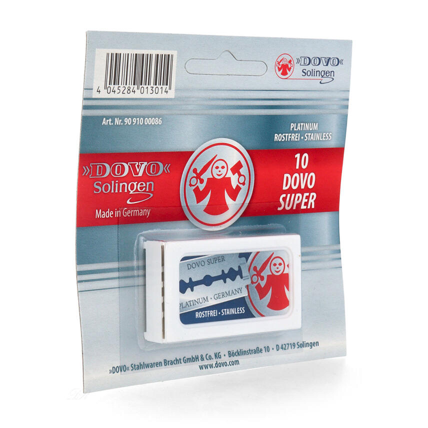Dovo Super Platinum 10 Rasierklingen Double Edge
