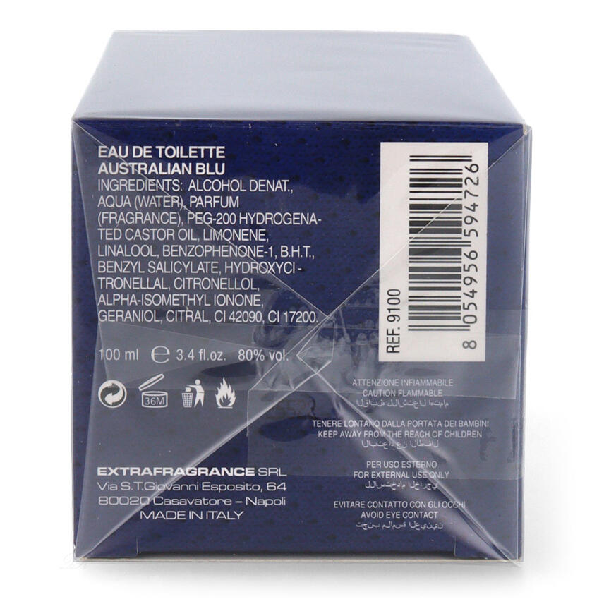 Australian Blu Eau de Toilette Homme 100 ml vapo