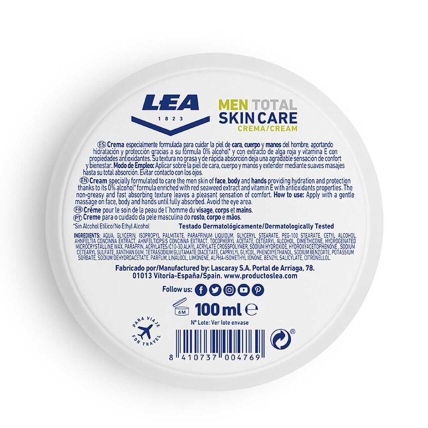 LEA Men Total Skin Care Feuchtigkeits Creme 100 ml