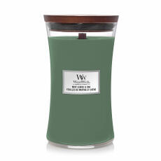 WoodWick Mint Leaves &amp; Oak Gro&szlig;es Glas Duftkerze 610 g