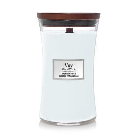 WoodWick Magnolia Birch Großes Glas Duftkerze 610 g