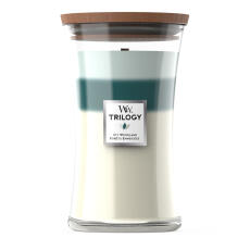 WoodWick Icy Woodland Trilogy Gro&szlig;es Glas Duftkerze...