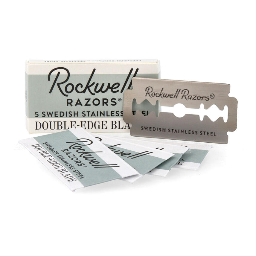 Rockwell Razors Double Edge Swedish Stainless Steel Rasierklingen 20 x 5 = 100 St&uuml;ck