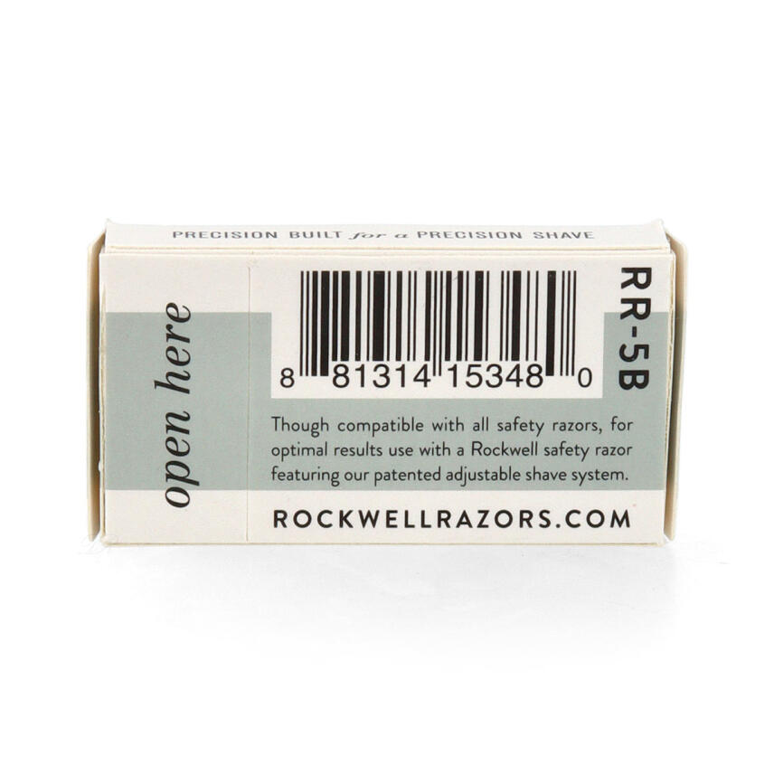 Rockwell Razors Double Edge Swedish Stainless Steel Rasierklingen 20 x 5 = 100 St&uuml;ck