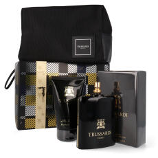 Trussardi Uomo Herren Geschenkset mit Eau de Toilette 100 ml &amp; Duschgel 100 ml