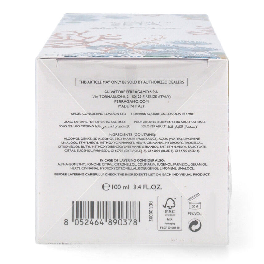 Salvatore Ferragamo Oceani di Seta Eau de Parfum 100 ml vapo