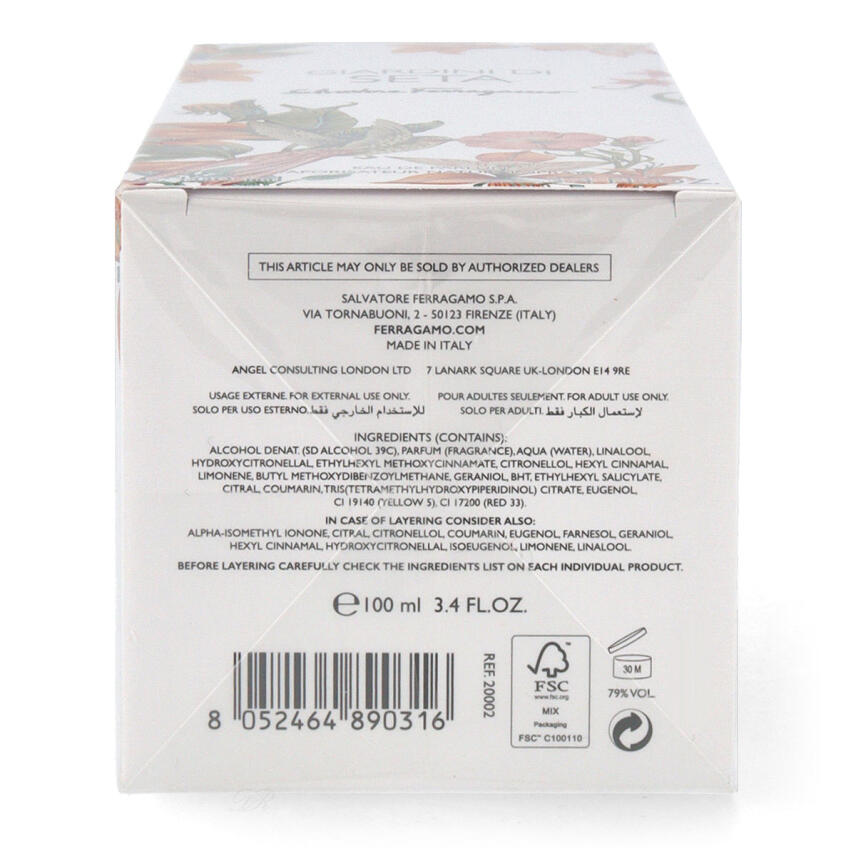 Salvatore Ferragamo Giardini di Seta Eau de Parfum 100 ml vapo