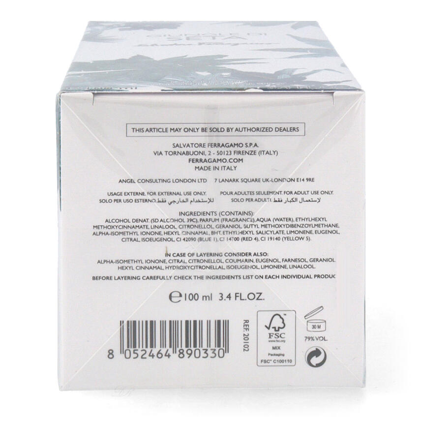 Salvatore Ferragamo Giungle di Seta Eau de Parfum 100 ml vapo