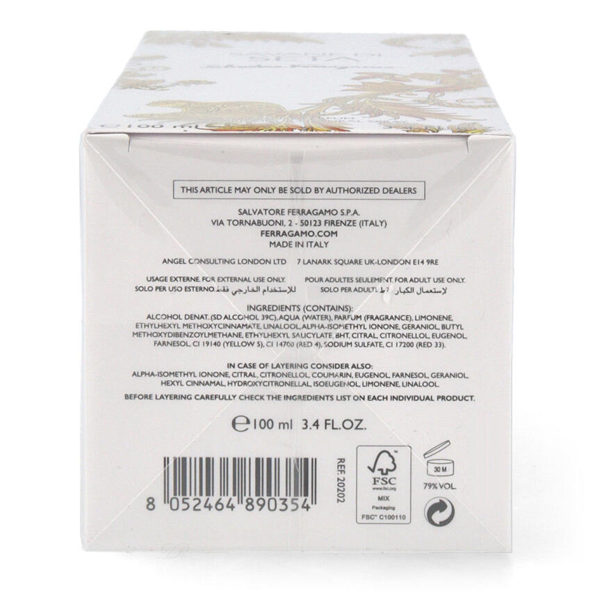 Salvatore Ferragamo Savane di Seta Eau de Parfum 100 ml vapo