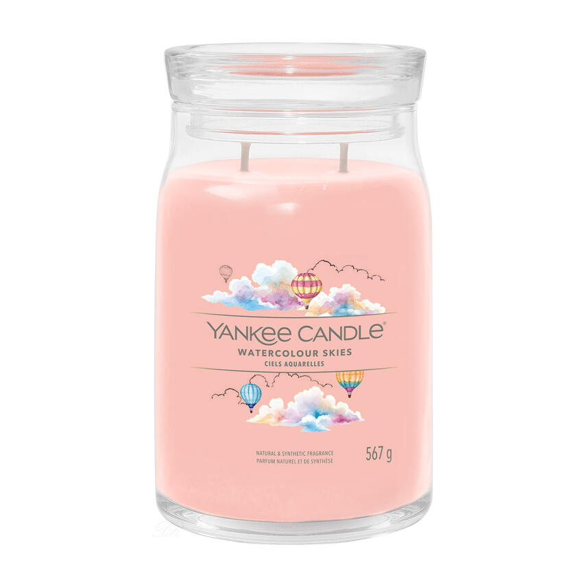 Yankee Candle Watercolour Skies Signature Duftkerze Gro&szlig;es Glas 567 g
