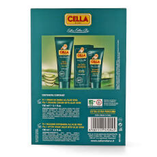 Cella BIO Geschenkset mit Rasiercreme Tube Aloe vera 150 ml &amp; Balsam 100 ml