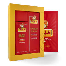 Cella Balsamo Geschenkset mit After Shave Balsam 100 ml &amp; Rasiercreme 150 ml