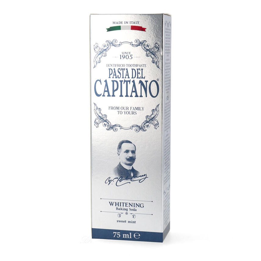 Pasta del Capitano Premium Edition 1905 Whitening Baking Soda Zahnpasta 75 ml