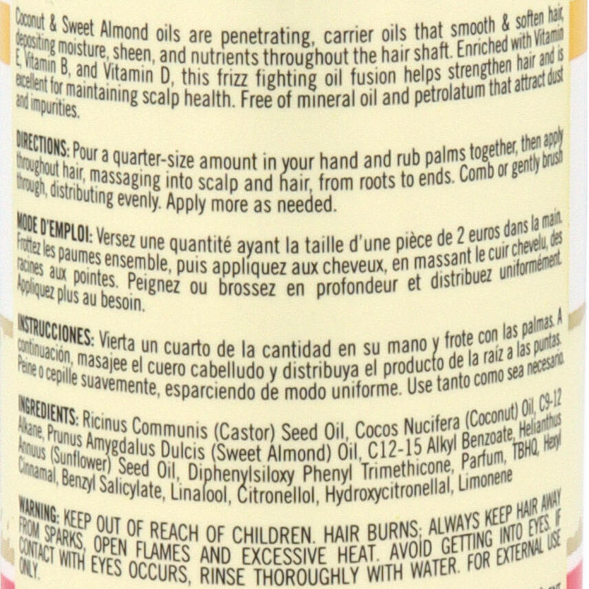 Aunt Jackies Growth Oil Frizz Rebel Coconut &amp; Sweet Almond 118 ml