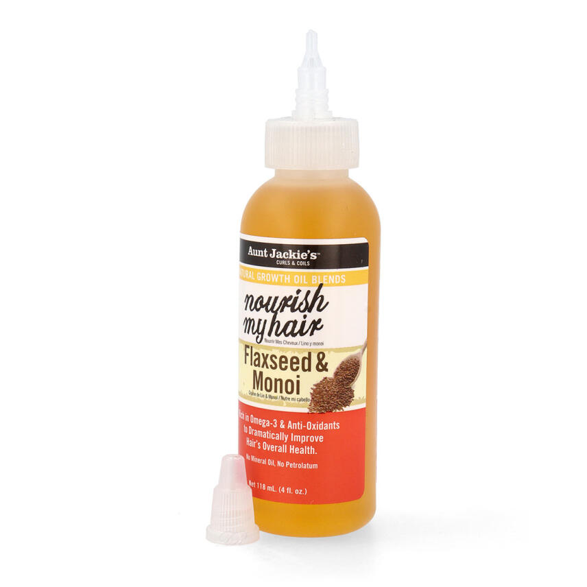 Aunt Jackies Growth Oil Nourish My Hair Flaxseed &amp; Monoi 118 ml