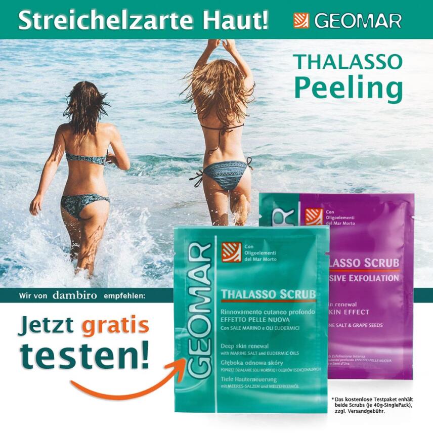 2x Gratis Proben GEOMAR Thalasso Scrub je 40 g