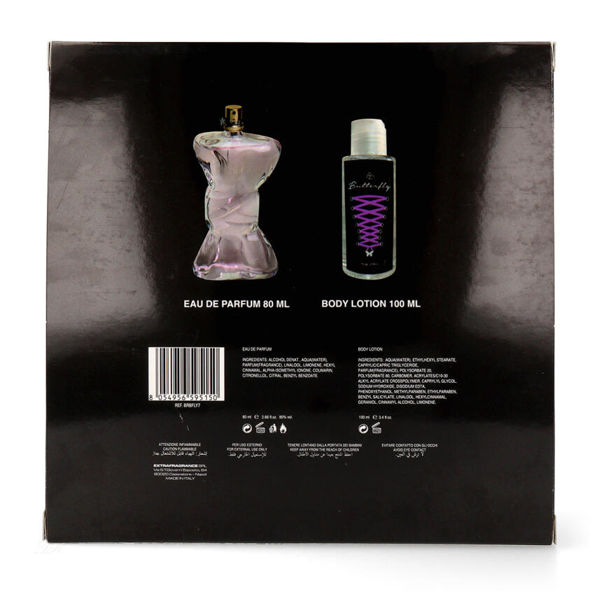 Belen Rodriguez Geschenkset Butterfly Eau de Parfum 80 ml + Bodylotion 100 ml