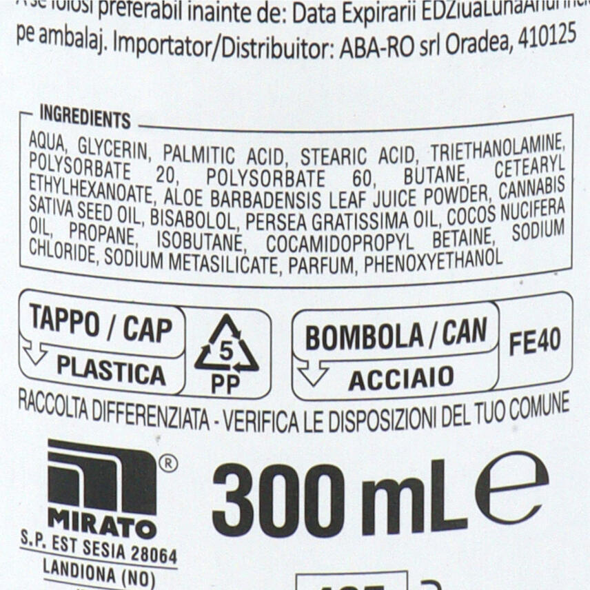 Intesa pour Homme Rasierschaum Sensible Haut ohne Alkohol 300 ml