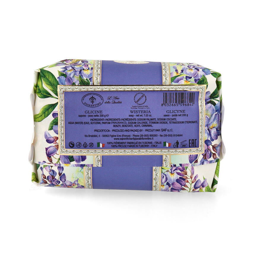 Saponificio Artigianale Fiorentino Glyzinie Seife 200 g