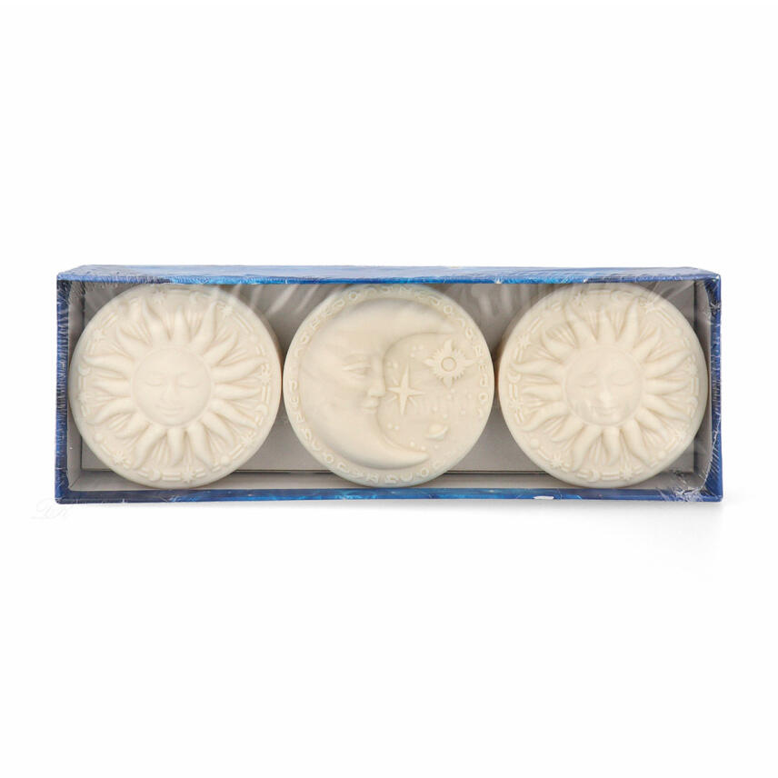 Saponificio Artigianale Fiorentino Set Wei&szlig;er Moschus Seife 3 x 125 g