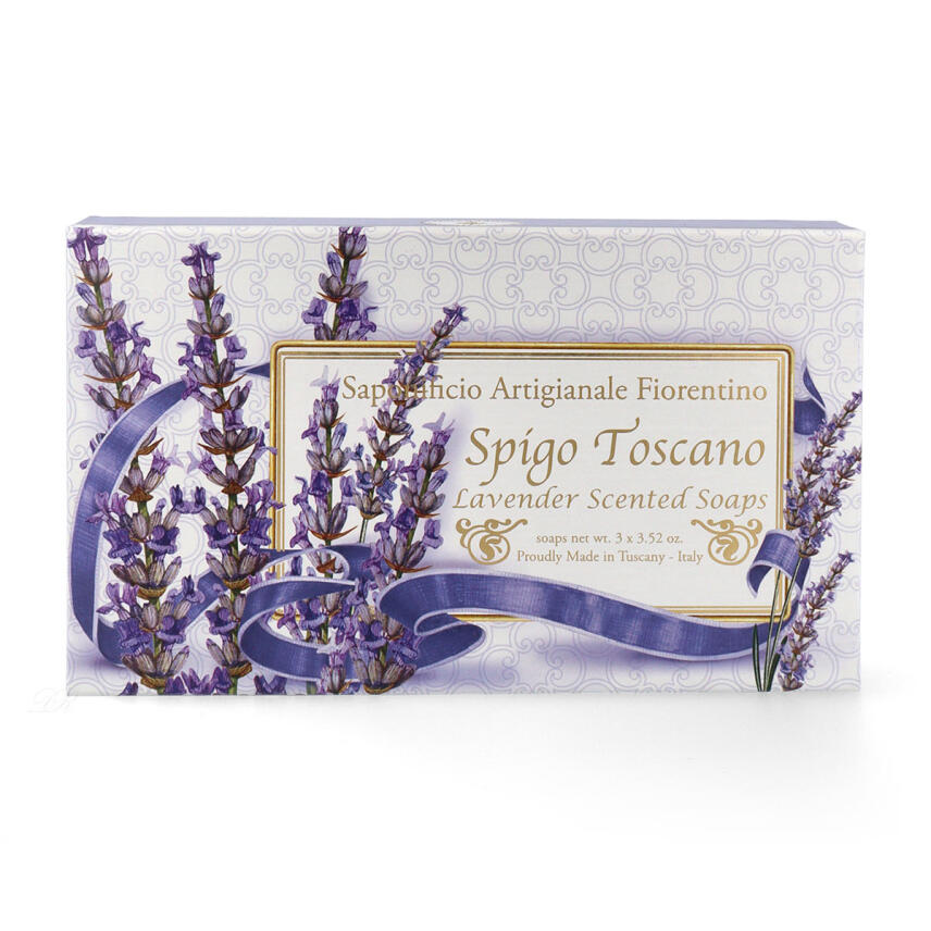 Saponificio Artigianale Fiorentino Spigo Toscano Seifen 3 x 100 g