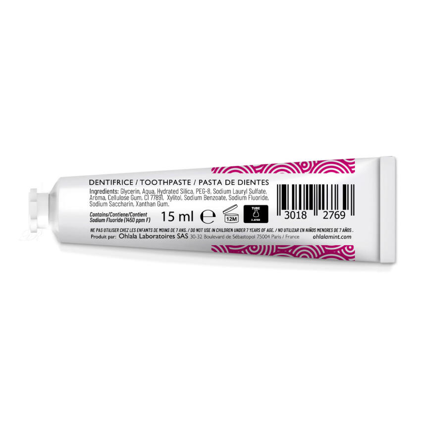 Ohlal&aacute; Raspberry Mint Zahnpasta 15 ml