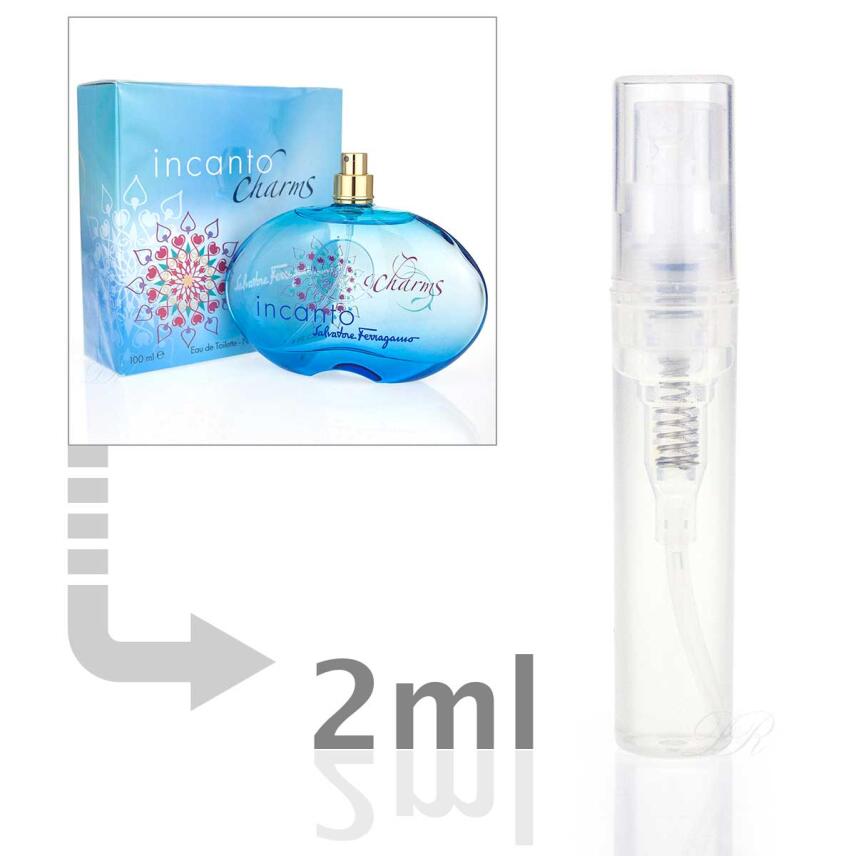 Salvatore Ferragamo incanto charms  Eau de Toilette f&uuml;r Damen 2 ml - Probe