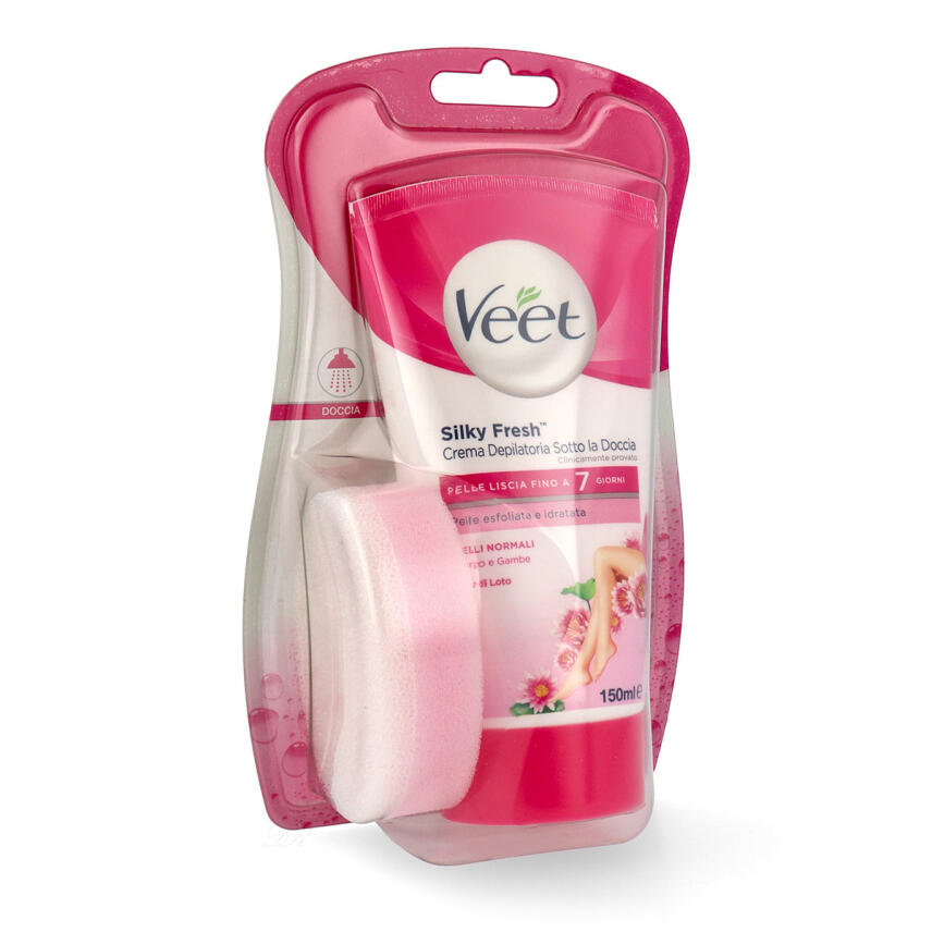 Veet Scrub Haarentfernungscreme unter der Dusche 150 ml normale Haut