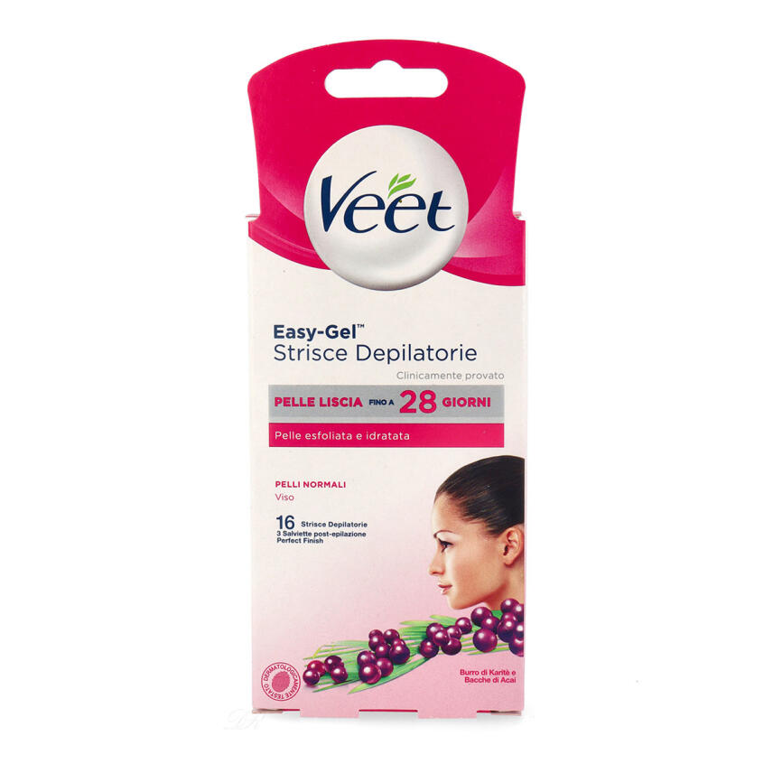 Veet Enthaarungsstreifen Gesicht 16 Stk. - normale Haut