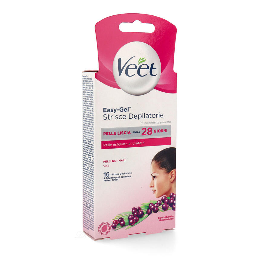 Veet Enthaarungsstreifen Gesicht 16 Stk. - normale Haut