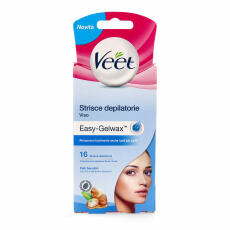 veet Depilatory Face Strips 16 pc. - sensitive skin