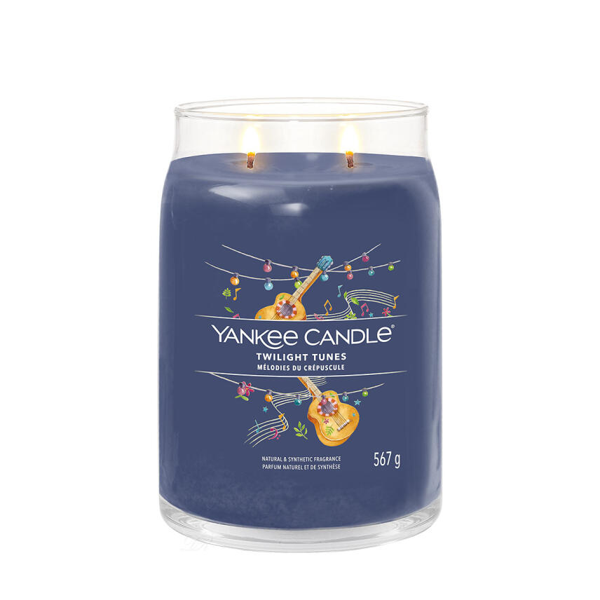 Yankee Candle Twilight Tunes Signature Duftkerze Gro&szlig;es Glas 567 g