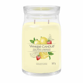 Yankee Candle Iced Berry Lemonade Signature Duftkerze Großes Glas 567 g