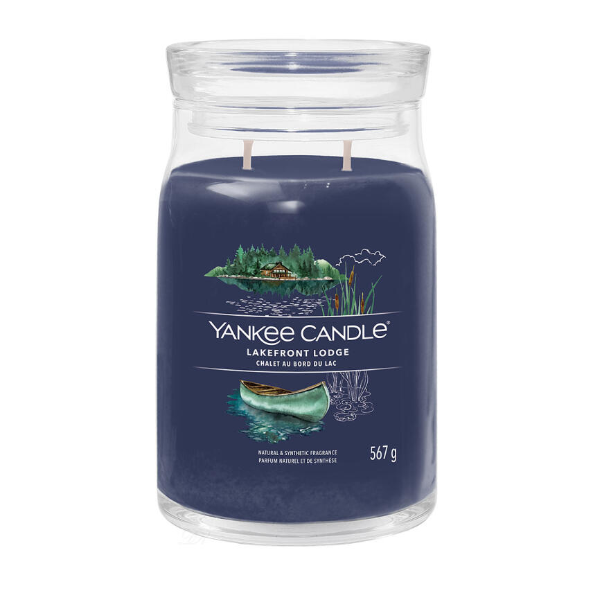 Yankee Candle Lakefront Lodge Signature Duftkerze Gro&szlig;es Glas 567 g