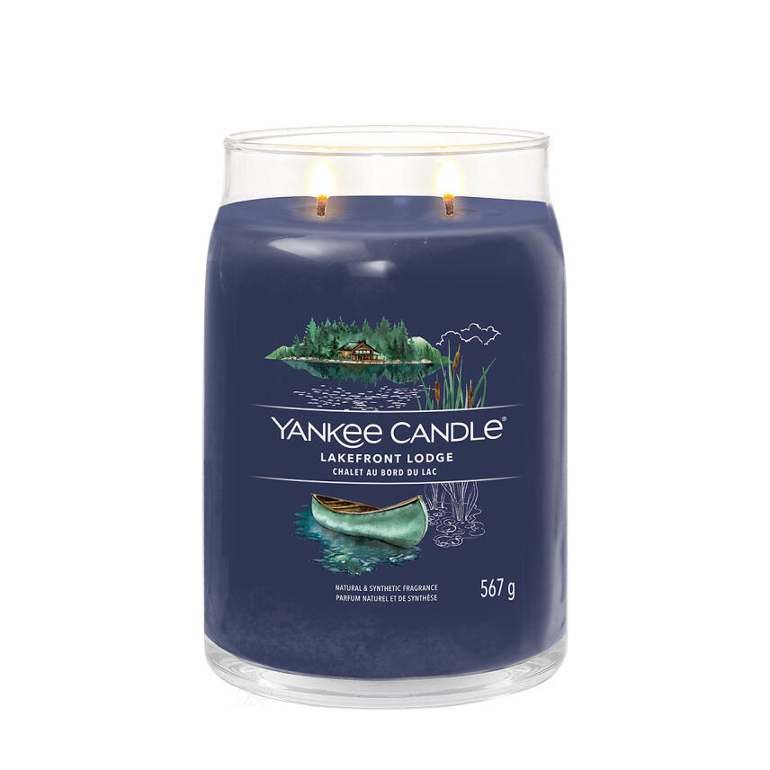 Yankee Candle Lakefront Lodge Signature Duftkerze Gro&szlig;es Glas 567 g