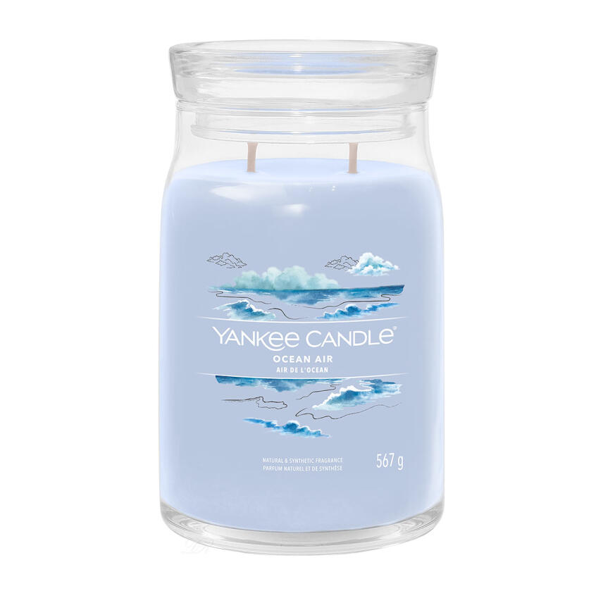 Yankee Candle Ocean Air Signature Duftkerze Gro&szlig;es Glas 567 g