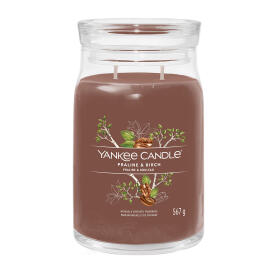 Yankee Candle Praline & Birch Signature Duftkerze Großes Glas 567 g